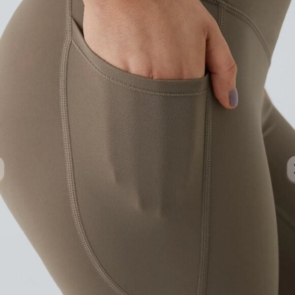 NWT Brown HALARA UltraSculpt SoCinched High Waisted Tummy Control Leggings 3X - Picture 4 of 11